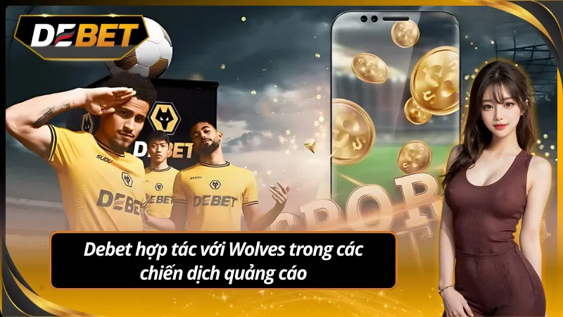 Debet hợp tác với Wolves trong các chiến dịch quảng cáo