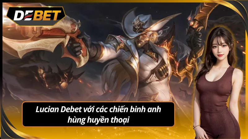 Hình ảnh chiến binh Lucian dũng mãnh trong thế giới slot game